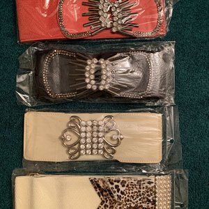Elastic Stretch Belts (New W/O Tags!)